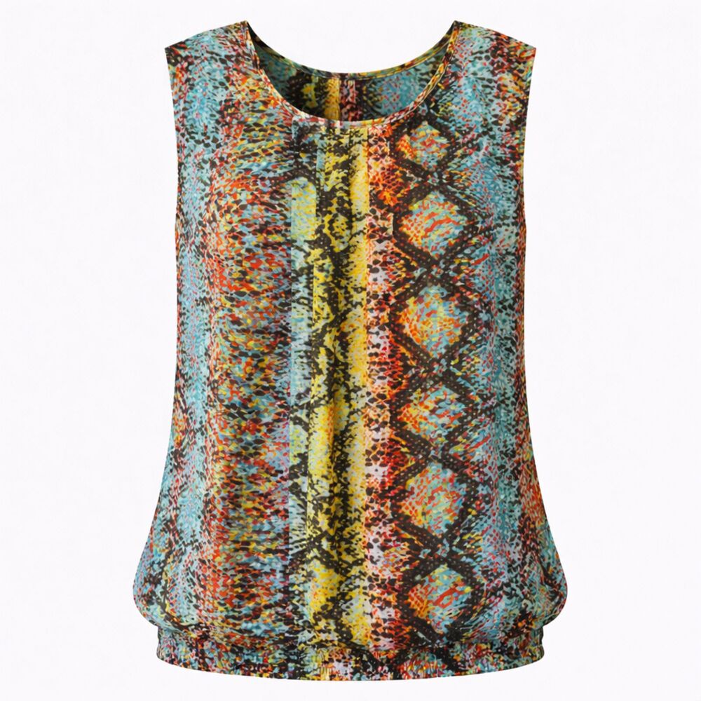 Kut From The Kloth Sleeveless Blouse Small Multicolor Print Top